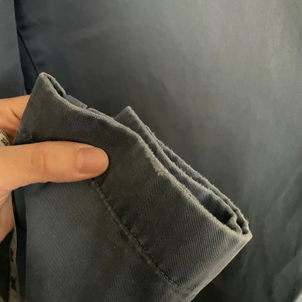 J. Crew Relaxed Fit Men's Slate Blue Chinos 100% Cotton 34X34